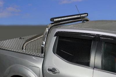 Дуга в кузов и защита стекла 76,1 мм со светодиодной фарой (для крышки) - Dongfeng - Защитные дуги в кузов   - 