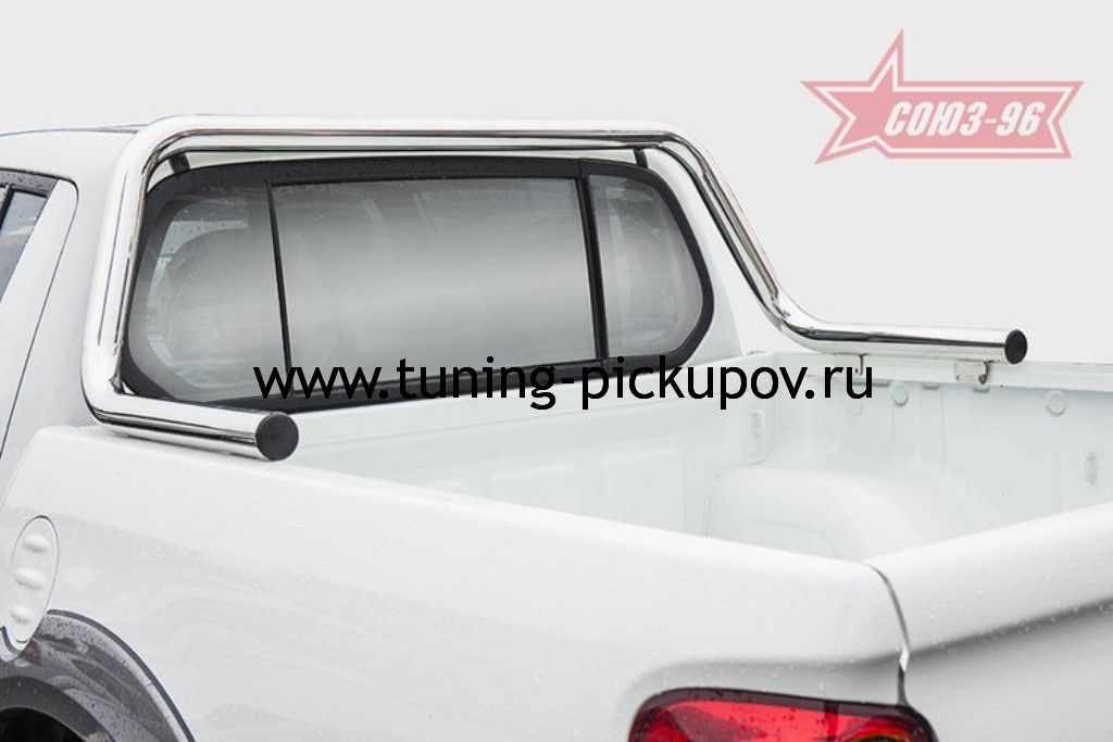 Защита задняя рама в кузов шалаш d60 LONG - Mitsubishi L200 2006-2015 - Защитные дуги 