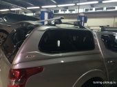 Рейлинги на кунг аэродинамические алюминиевые  - Fiat FullBack - Багажник (рейлинги) на крышу