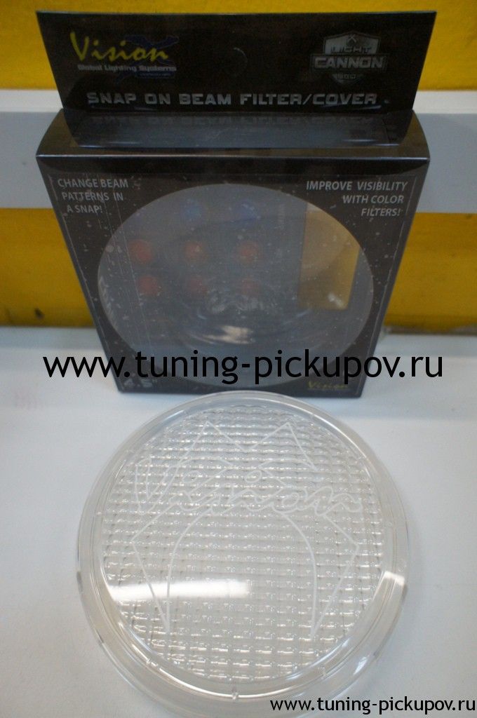 Защитная прозрачная крышка (Евро свет) - Toyota Hilux 2011-2015 - Дополнительная светодиодная оптика