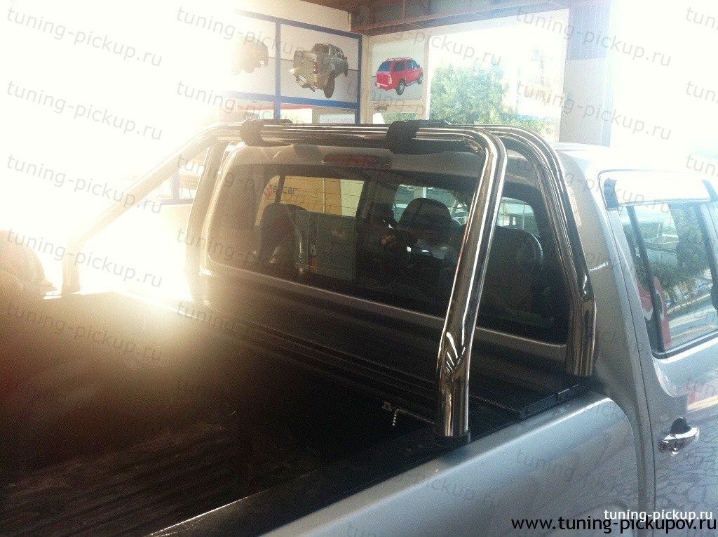 Алюминиевая крышка с дугой Rollback/Rollbar - Ssang Yong - Крышка кузова