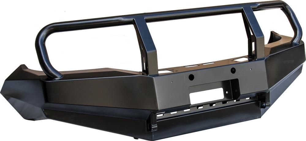 Бампер РИФ силовой передний Toyota Hilux 2015-2020 с защитной дугой и защитой бачка омывателя - Toyota Hilux 2015-2023 - Бампер передний