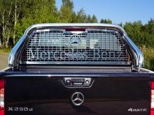 Дуга в кузов с защитой заднего стекла 76,1 мм. - Mercedes X-Class - Защитные дуги