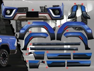 Аэродинамический обвес FITT - Toyota Hilux 2015-2024 - Аэродинамический обвес - 