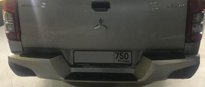 Бампер задний (копия оригинала) - Mitsubishi L200 2015-2024 - Бампер задний - 