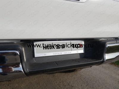 Рамка номерного знака (комплект) - Toyota Hilux 2011-2015 - Рамка номерного знака  - 