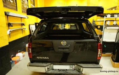 Кунг S PLUS V4 с дополнительными стоп-сигналами и стеклоочистителем - Nissan Navara - Кунги для пикапа - 