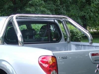 Дуга безопасности кузова пикапа Ø70мм. Triton - Mitsubishi L200 2006-2015 - Защитные дуги  - 