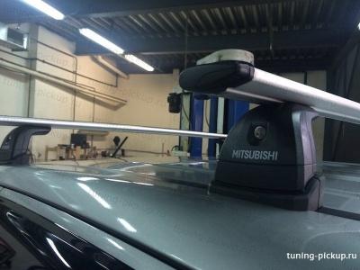 Багажник аэродинамический алюминиевый   - Toyota Hilux 2015-2024 - Рейлинги - 